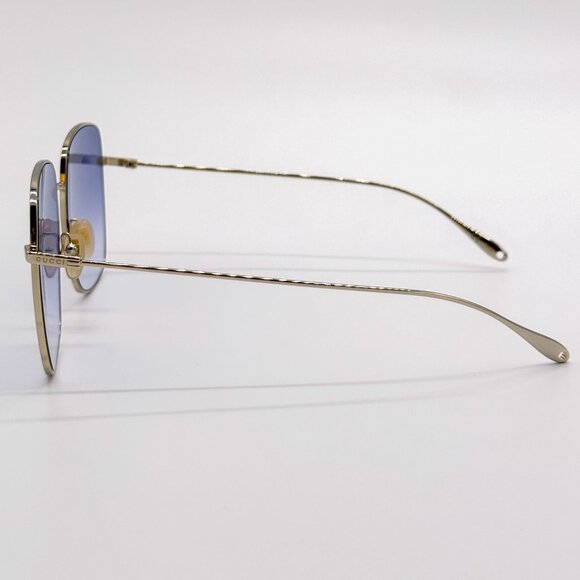 NEW GUCCI SUNGLASSES GG1031S 004 GOLD/BLUE WOMEN EYEWEAR GUCCI PLUS EARRINGS main image 9